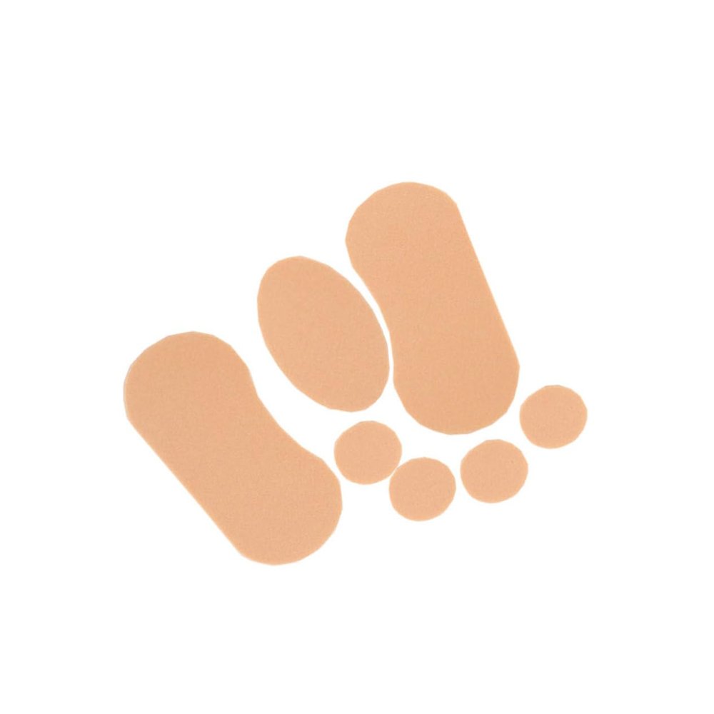 Self-Adhesive PE Foam Heel Grips, Blister-Resistant