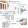 ArinkO 76 cm High Baby Safety Gate, Safe Barrier for Stairs, Railings, and Playpens view 2