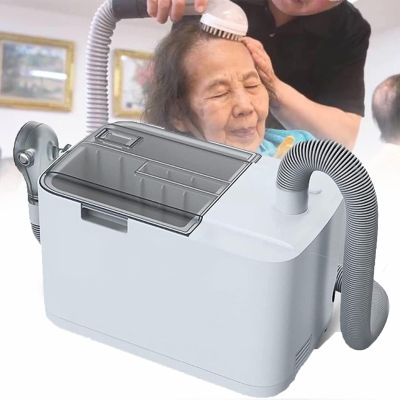 LBMED Electric Shampoo Machine, 5.5 L, with 2 Massage Heads and Vacuum Water Intake