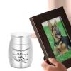 PUCHEN Pet Memorial Urn - Small Aluminum Keepsake view 3
