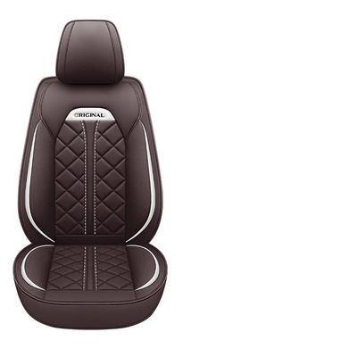 Awotzon Car Seat Covers for Volvo XC40 2018–2023, 5 Seats, Complete Set, Brown