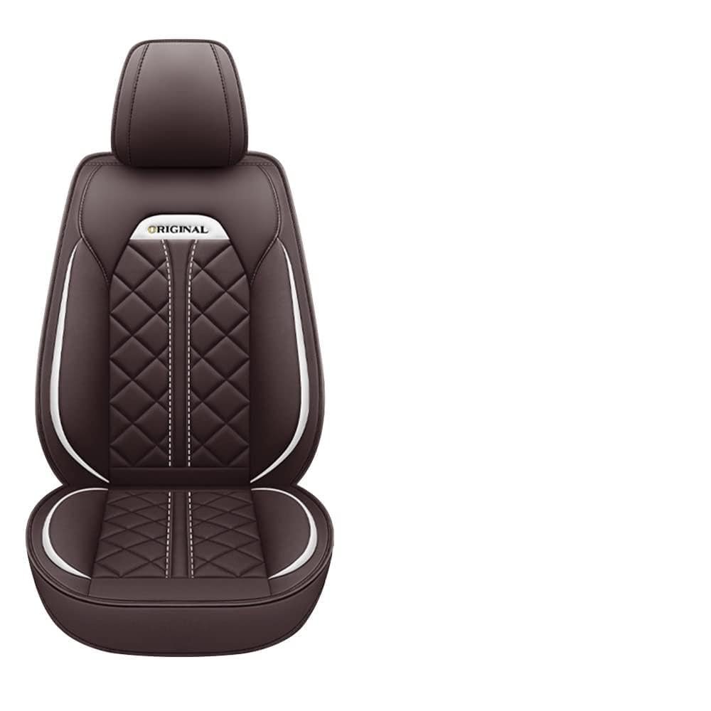 Awotzon Car Seat Covers for Volvo XC40 2018–2023, 5 Seats, Complete Set, Brown