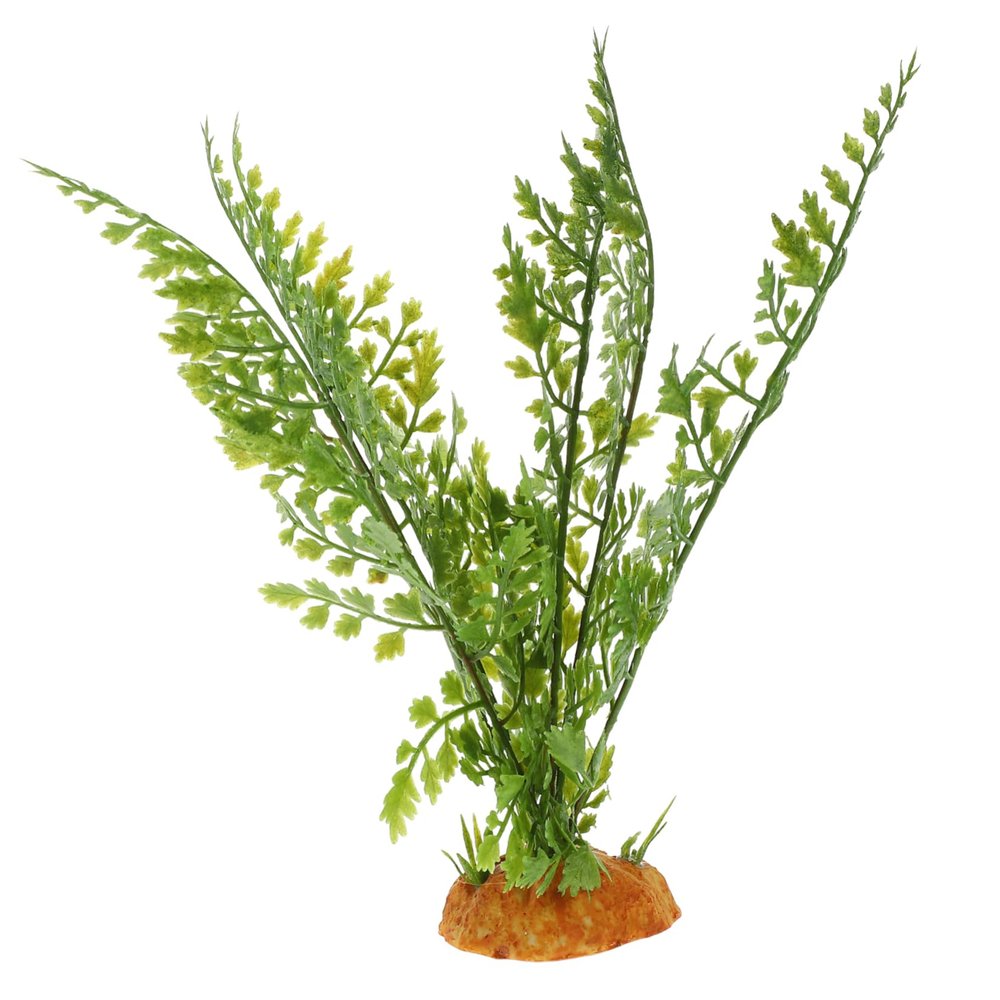 Housoutil Artificial Green Reptile Plant for Plastic Terrariums