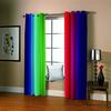 3D Rainbow Stripe Blackout Curtains, 170 x 200 cm, 2-Piece Set view 2