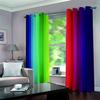 3D Rainbow Stripe Blackout Curtains, 170 x 200 cm, 2-Piece Set view 3