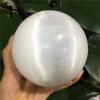 KatLin Natural White Flash Gypsum Selenite Sphere, 3–4 cm view 3