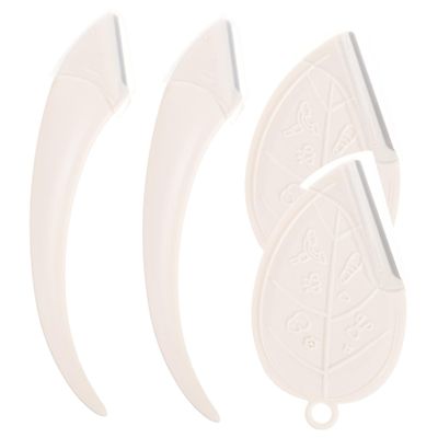 Housoutil Portable Eyebrow Razors, 4-Pack, ABS and Metal