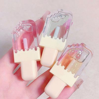 3-Piece Moisturizing Lip Oil Set, Clear Glitter Lip Gloss with Fruit Flavors