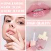 3-Piece Moisturizing Lip Oil Set, Clear Glitter Lip Gloss with Fruit Flavors view 2