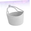 MAGICLULU Set of 2 Round Hanging Cotton Rope Storage Baskets view 2