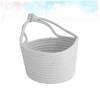 MAGICLULU Set of 2 Round Hanging Cotton Rope Storage Baskets view 3