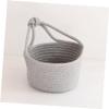 MAGICLULU Set of 2 Round Hanging Cotton Rope Storage Baskets view 4