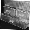 Large Acrylic Makeup Storage Box with Drawers view 2
