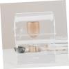 Large Acrylic Makeup Storage Box with Drawers view 3