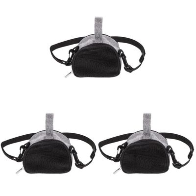 Beavorty 3-Piece Portable Oxford Carrier Bag for Hamsters, Sugar Gliders, and Small Animals, Breathable Adjustable Shoulder Bag for Travel and Outings