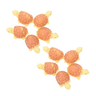 DOITOOL 10-Piece Simulated Turtle Aquarium Decorations