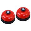 Beavorty 2-Piece Dog Potty Training Bells, Red and Black view 1