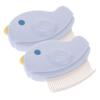 Beavorty Pet Grooming Brush Set - 2 Combs for Cats and Dogs view 1