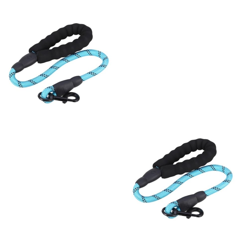 minkissy 2-Pack Reflective Nylon Dog Leashes for Small to Medium Dogs
