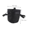 minkissy Dog Treat Pouch, Polyester, Easy to Clean and Store, Hands-Free Training Waist Bag for Outdoor Use and Dog Training, Black view 2