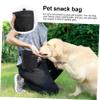 minkissy Dog Treat Pouch, Polyester, Easy to Clean and Store, Hands-Free Training Waist Bag for Outdoor Use and Dog Training, Black view 3