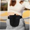 minkissy Dog Treat Pouch, Polyester, Easy to Clean and Store, Hands-Free Training Waist Bag for Outdoor Use and Dog Training, Black view 4