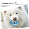 FRCOLOR 4-Piece Squeaky Dog Toy Set, Durable Rubber Chew Balls view 4