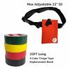Triage Tape & Belt Pouch Kits, Outdoor First Aid Supplies (Black: Deceased, Red: Immediate, Yellow: Delayed, Green: Minor) view 2