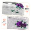Decorative Plastic Tissue Box with Rose Pattern for Home view 4