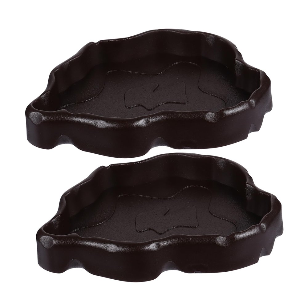 Housoutil 2-Piece Reptile Feeding and Water Bowl Set