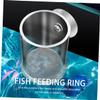 DOITOOL Acrylic Fish Feed Ring with Suction Cup view 4