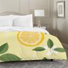 Yellow Lemon 3-Piece Bedding Set for Double Beds, Various Sizes, Queen Size, 228 view 2