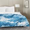3-Piece Duvet Cover Set for Double Beds, Blue and White Camouflage, 60 x 80 in view 2