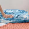 3-Piece Duvet Cover Set for Double Beds, Blue and White Camouflage, 60 x 80 in view 3