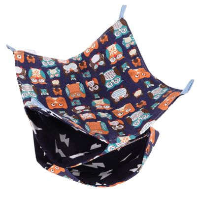 DOITOOL Multi-Layer Hamster Hammock for Small Animals, Breathable Canvas and Soft Plush, for Sleeping and Playing in the Cage