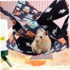 DOITOOL Multi-Layer Hamster Hammock for Small Animals, Breathable Canvas and Soft Plush, for Sleeping and Playing in the Cage view 4