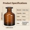 TUPANDY Empty Refillable Glass Diffuser Bottle for Aromatherapy, 150 ml, Brown view 2