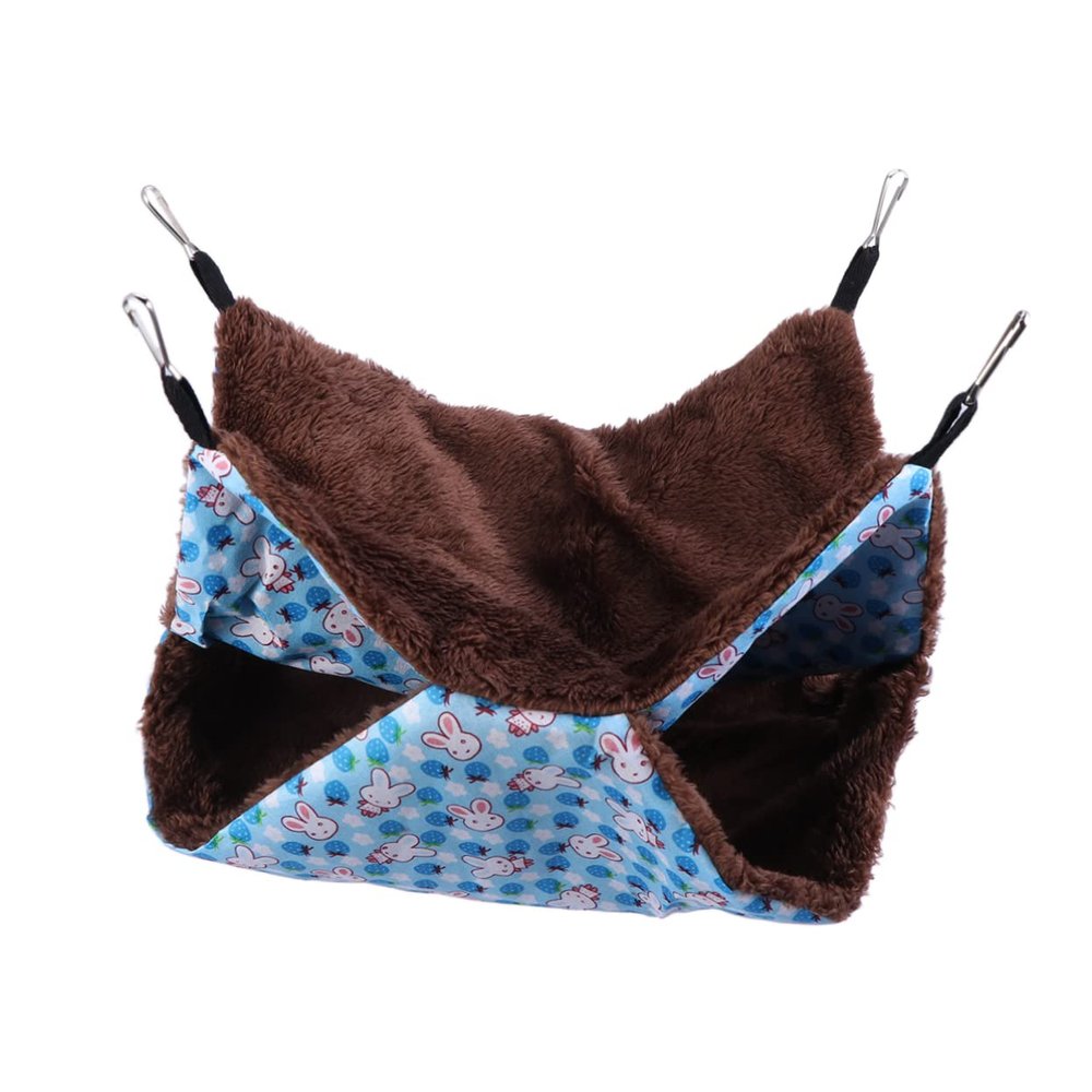 DOITOOL Double-Layer Waterproof Hammock for Small Pets, Blue