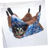DOITOOL Double-Layer Waterproof Hammock for Small Pets, Blue view 3