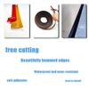 IkErna L100 Self-Adhesive PVC Floor Transition Strip, White, 3.5 cm W × 0.8–1 cm H view 3