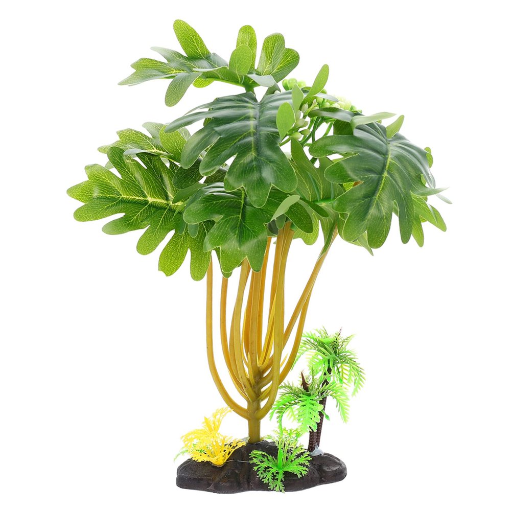 DOITOOL Artificial Resin Aquarium Plant, Realistic Low-Maintenance Decoration