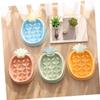 Housoutil Pineapple-Shaped PP Slow-Feeder Dog Bowl for Dogs and Cats view 2