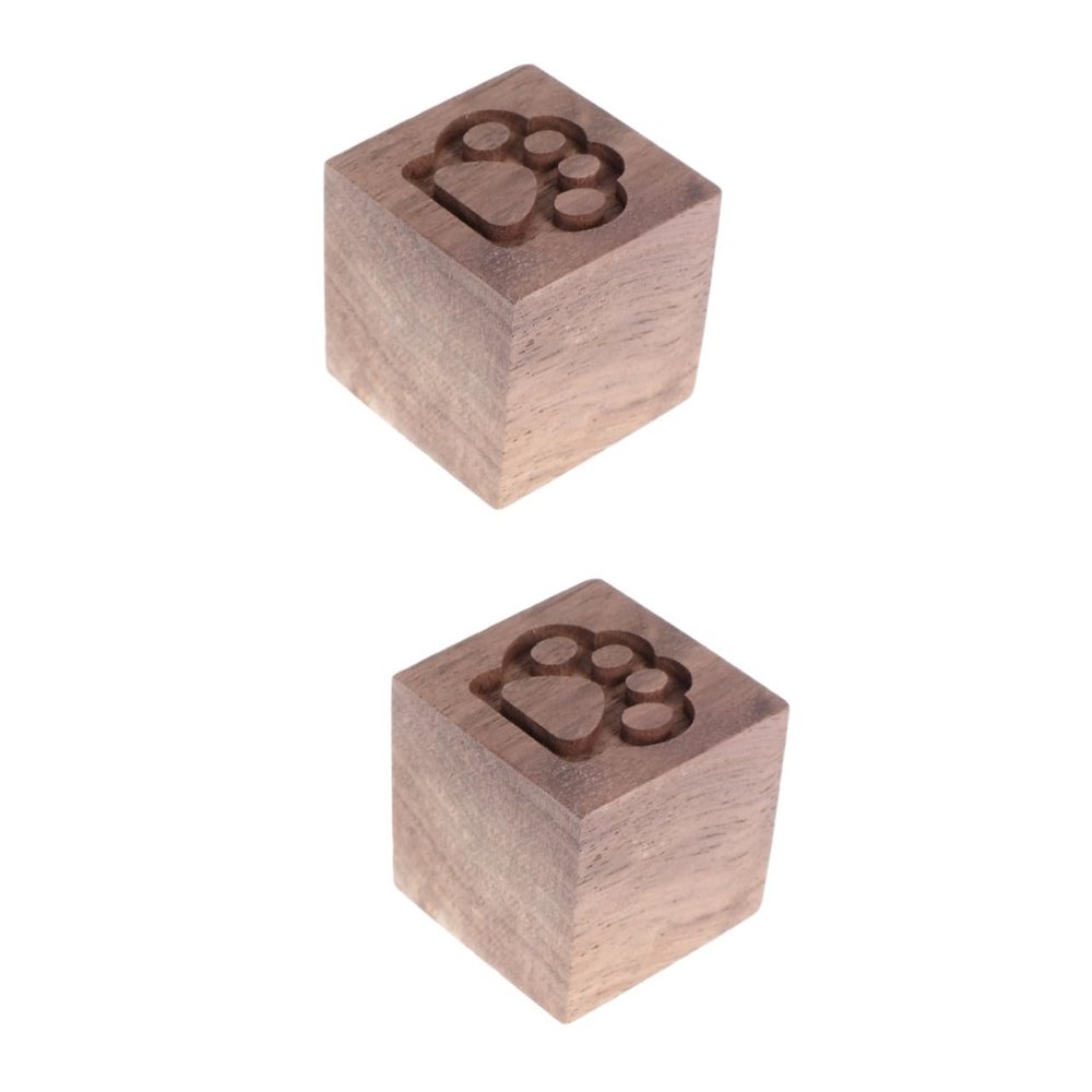 SOLUSTRE 2-Piece Wooden Essential Oil Diffuser Set, Cat Claw Design