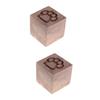SOLUSTRE 2-Piece Wooden Essential Oil Diffuser Set, Cat Claw Design view 1
