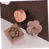 SOLUSTRE 2-Piece Wooden Essential Oil Diffuser Set, Cat Claw Design view 2