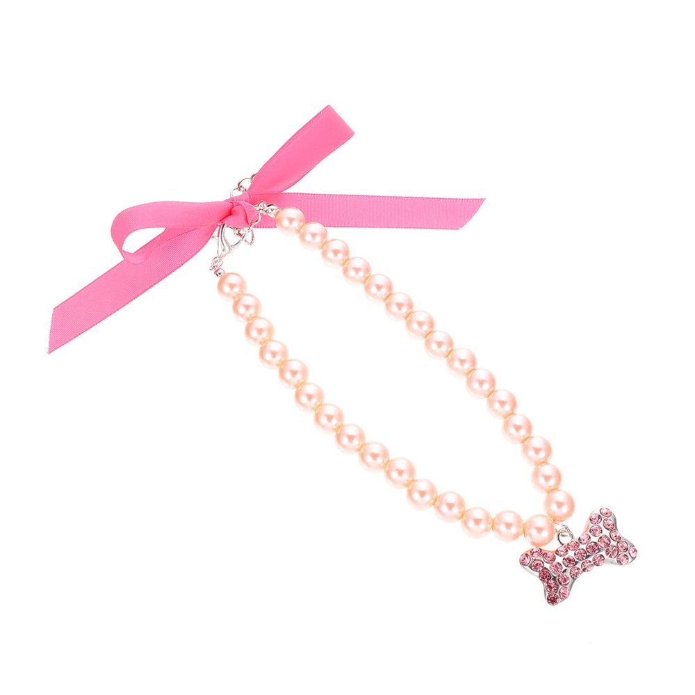 HAPINARY Pet Pearl Necklace for Dogs