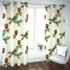Bedroom Curtains with Cartoon Birds and Flowers, Blackout 3D Printed Curtains for Bedroom or Living Room view 3