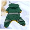 Angoily Dog Raincoat - Dark Green XXL view 4