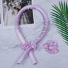 Heatless Curling Rod Headband, Soft Curlers with Clip, White view 2