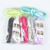 Heatless Curling Rod Headband, Soft Curlers with Clip, White view 4